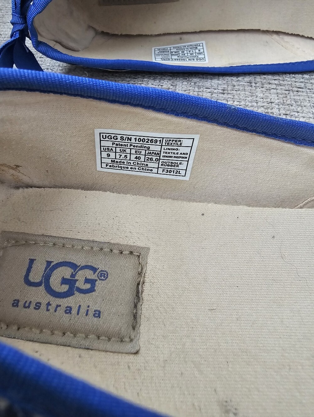 UGG Indah Marrakech Slip-On Flat Size 9 - Picture 7 of 8